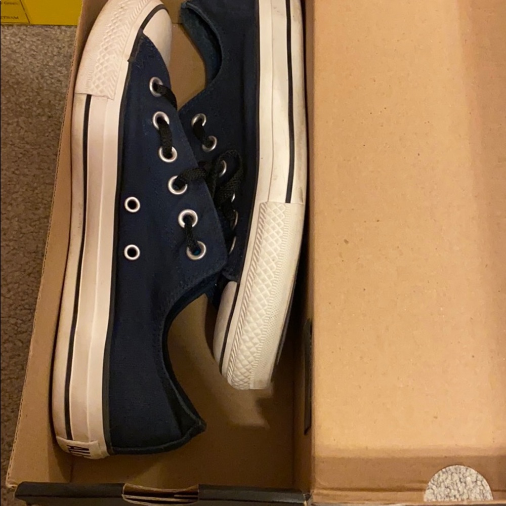 Navy Blue Converse